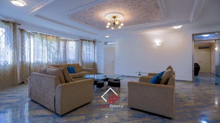 Luxurious 5-Bedroom Mansion with Cinema Room, Study, and Boys’ Quarters for Rent in Spintex | Samsvista