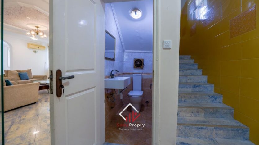 Luxurious 5-Bedroom Mansion with Cinema Room, Study, and Boys’ Quarters for Rent in Spintex | Samsvista