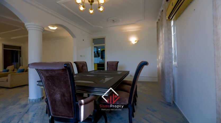 Luxurious 5-Bedroom Mansion with Cinema Room, Study, and Boys’ Quarters for Rent in Spintex | Samsvista