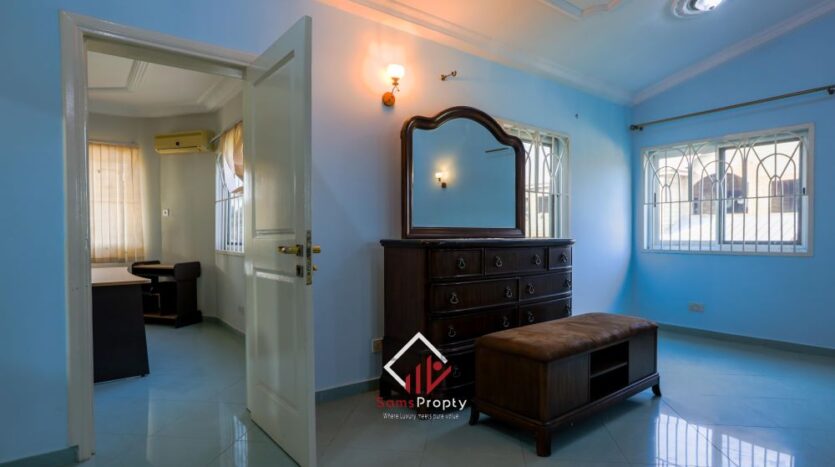 Luxurious 5-Bedroom Mansion with Cinema Room, Study, and Boys’ Quarters for Rent in Spintex | Samsvista