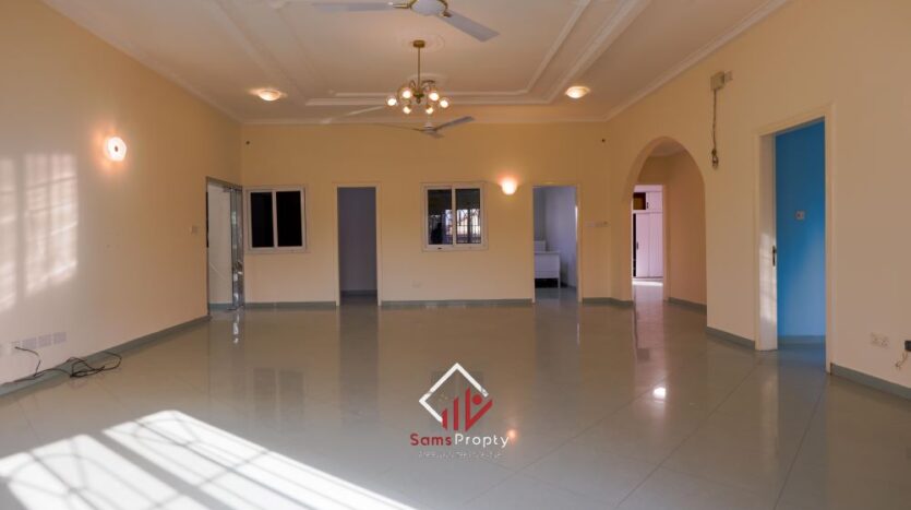 Luxurious 5-Bedroom Mansion with Cinema Room, Study, and Boys’ Quarters for Rent in Spintex | Samsvista